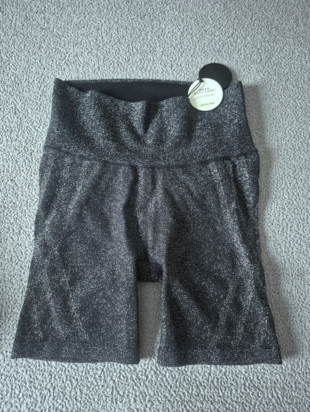 NWT- OFFLINE Aerie Seamless Lurex 5" Bike Shorts